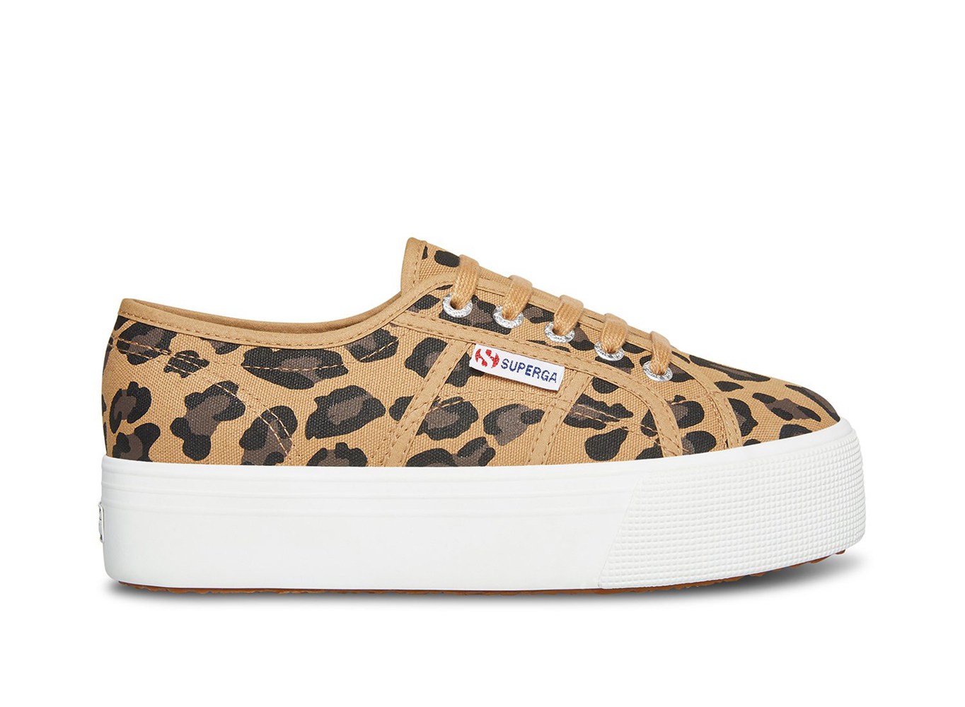 Superga Platform Womens - 2790 Fan Noprintbin Cotw - Leopard - YHNTB7238